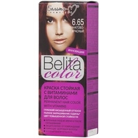 Крем-краска для волос Белита-М Belita Color 6.65 гранатово-красный