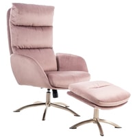 Интерьерное кресло Signal Monroe Velvet (античный розовый)