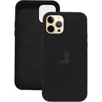 Чехол для телефона EXPERTS Silicone Case для Apple iPhone 12/12 Pro (черный)