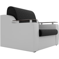 Кресло-кровать Лига диванов Сенатор 100698 80 см (черный/белый)