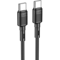 Кабель Hoco X83 USB Type-C - USB Type-C (1 м, черный)