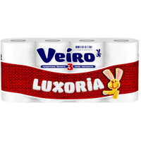 Туалетная бумага Veiro Luxoria (3 слоя, 8 рулонов)