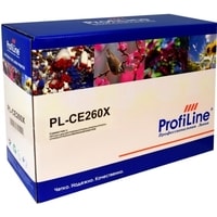 Картридж ProfiLine PL-CE260X-Bk (аналог HP 648A Black)