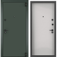Металлическая дверь Torex Delta PRO PP-38 205x95 (авокадо /бьянко, правый)