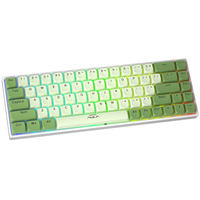 Клавиатура AULA F3068 (белый/зеленый)