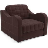 Кресло-кровать Мебель-АРС Барон №4 (велюр, шоколад HB-178 16)