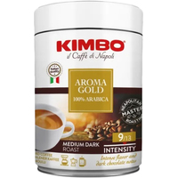 Кофе Kimbo GOLD 100% ARABICA молотый в банке 250 г