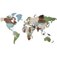 Пазл Woodary Карта мира L 3136 (1 уровень, multicolor)