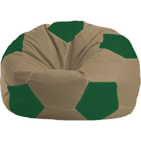 Кресло-мешок Flagman Мяч Стандарт М1.1-94 (бежевый/зеленый)