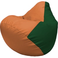 Кресло-мешок Flagman Груша Макси Г2.3-2001 (оранжевый/зеленый)