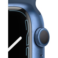 Умные часы Apple Watch Series 7 45 мм (синий/синий омут спортивный) в Пинске