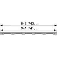 Сливная решетка Tece Plate II 601072