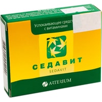 Препарат для лечения заболеваний нервной системы Arterium Седавит, 20 табл.