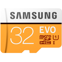 Карта памяти Samsung Evo microSDHC 32GB + адаптер