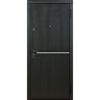 Металлическая дверь Стальная Линия Бридж для квартиры 100 (черно-серый)