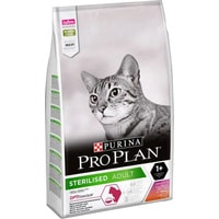 Сухой корм для кошек Pro Plan Sterilised Adult OptiSavour с уткой и печенью 10 кг