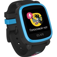 Детские умные часы Elari KidPhone Ну, погоди! (черный)