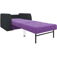 Кресло-кровать Mebelico Атланта 58744 (фиолетовый/черный)