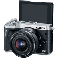 Беззеркальный фотоаппарат Canon EOS M6 Kit 15-45mm (серебристый)