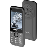 Кнопочный телефон Maxvi P12 (серый)