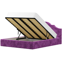 Кровать Mebelico Афина 160x200 (вельвет фиолетовый)