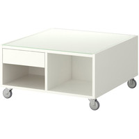 Журнальный столик Ikea Буксэль (белый) [302.071.55]