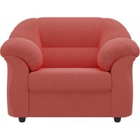 Интерьерное кресло Лига диванов Карнелла 105840 (микровельвет, коралловый)