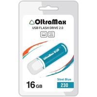 USB Flash OltraMax 230 16GB (бирюзовый) [OM-16GB-230-St Blue]