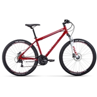 Велосипед Forward Sporting 27.5 3.0 disc р.17 2020 (красный)