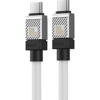 Кабель Baseus CoolPlay Series USB Type-C - USB Type-C (1 м, белый)