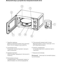 Микроволновая печь BQ MWO-20000SM/WB