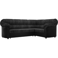 Угловой диван Mebelico Карнелла 60283 (черный)