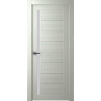 Межкомнатная дверь Belwooddoors Барселона 80 см (стекло, экошпон, ясень рибейра/мателюкс белый)