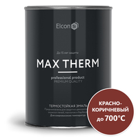 Эмаль Elcon Термостойкая до 700C 0.8 кг (красно-коричневый)