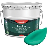 Краска Finntella Eco 3 Wash and Clean Smaragdi F-08-1-9-FL132 9 л (изумрудный)