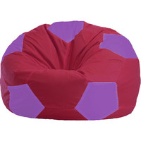 Кресло-мешок Flagman Мяч М1.1-302 (бордовый/сиреневый)