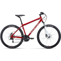 Велосипед Forward Sporting 27.5 3.2 HD р.19 2022 (темно-красный/серебристый)