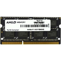 Оперативная память AMD 4GB DDR3 SO-DIMM PC3-10600 [R334G1339S1S-UGO]