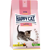 Сухой корм для кошек Happy Cat Kitten Land-Geflugel 37,5/21 птица, лосось, без злаков 1.3 кг