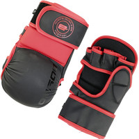 Тренировочные перчатки BoyBo Wings BBGL-26 Flex для ММА (S, черный/красный)