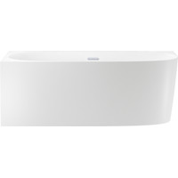 Ванна Wellsee Belle Spa 2.0 160x75 235802001 (пристенная ванна (левая) белый глянец, экран, каркас, сифон-автомат хром)