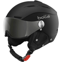 Горнолыжный шлем Bolle Backline Visor Soft Black & Silver
