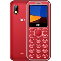 Кнопочный телефон BQ-Mobile BQ-1411 Nano (красный)