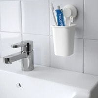 Стакан для зубной щетки и пасты Ikea Тискен 704.012.21