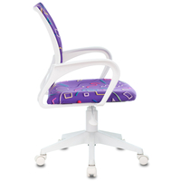 Компьютерное кресло Бюрократ KD-W4 (ткань, пластик, фиолетовый)