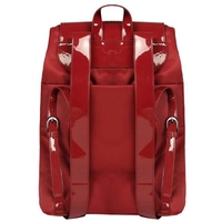 Городской рюкзак Lipault Plume Vinyle Bi-material M (красный)