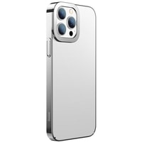 Чехол для телефона Baseus Glitter для iPhone 13 Pro (серебристый)