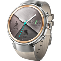 Умные часы ASUS ZenWatch 3 Silver case/Beige rubber band [WI503Q]