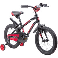 Детский велосипед Novatrack Prime 16 (черный/красный, 2019)