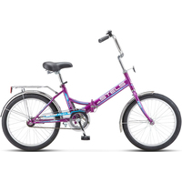 Велосипед Stels Pilot 410 20 Z011 2023 (фиолетовый)